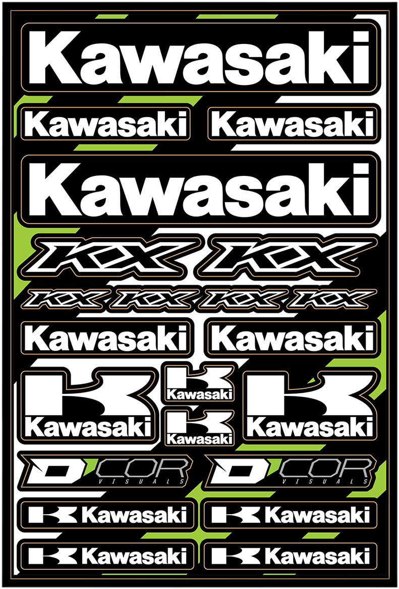 Decal Sheet - Kawasaki Cor2