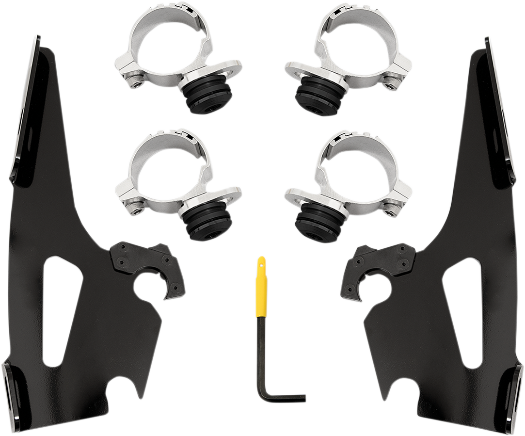 Fats/Slim/Sportshield Mounting Kit - Black - Scout