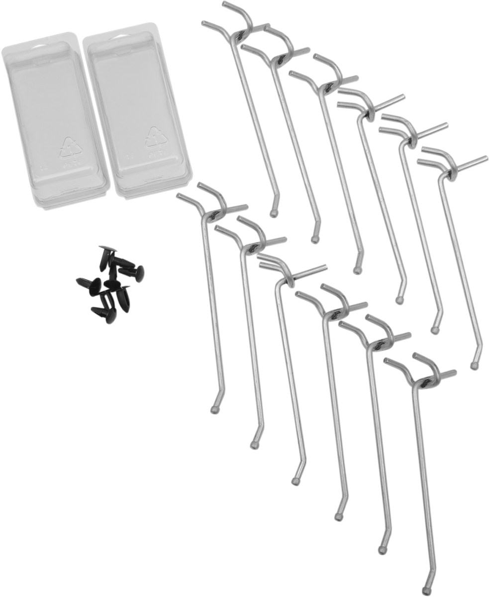 Ganchos para exhibidor cromo