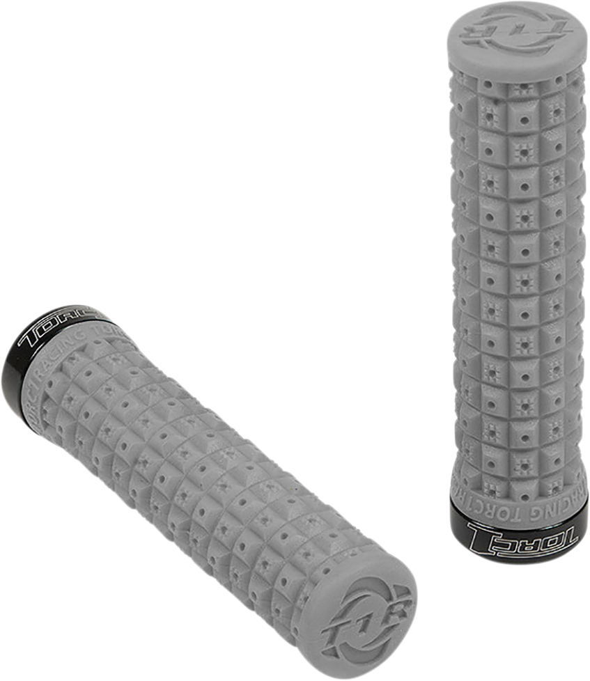 Grips - Defy - Lock-On - ATV - Soft Gray/Black