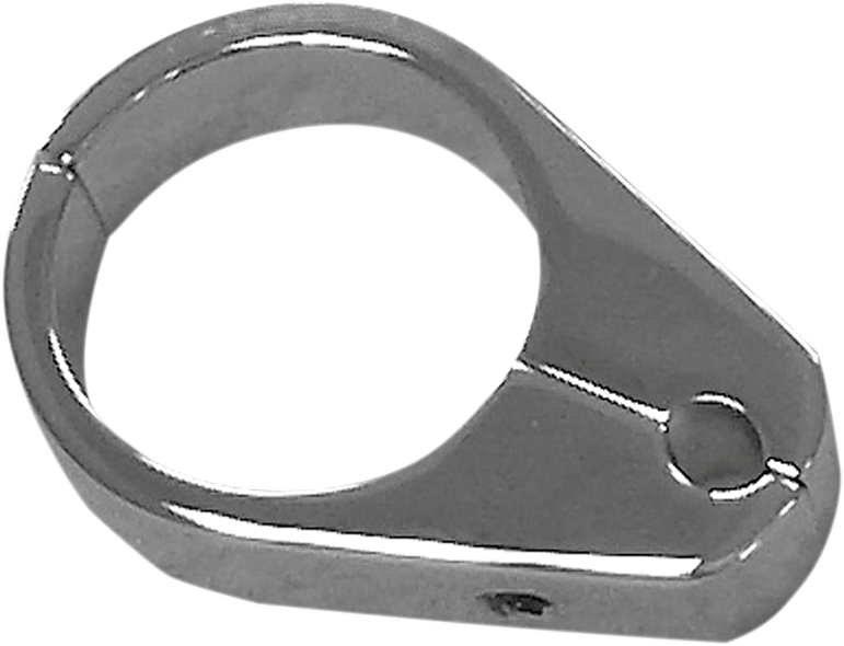 Cable Clamp - Single Throttle/Idle - 1" - Chrome