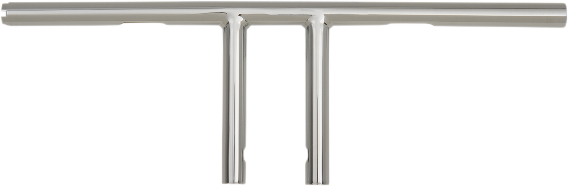 Chrome 6" T-Bar Handlebar w/ Dimples
