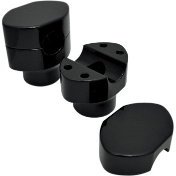 Juego de elevadores negros montaje rígido H-D Springer