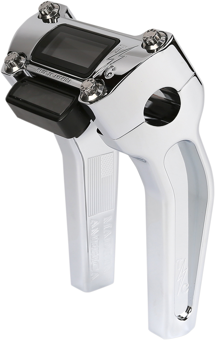 Barra de Manillar Cromo 6-1/2" con Recorte para Manómetro