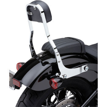 Kit respaldo de pasajero desmontable cromo 14" H-D Dyna