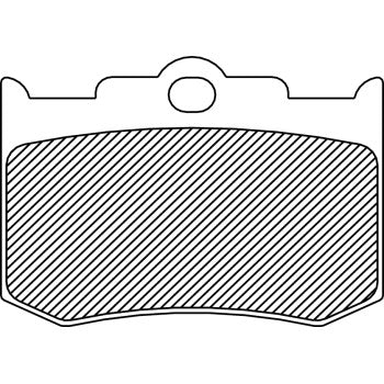 Balatas de Freno Orgánicas Delanteras/Traseras PM Caliper