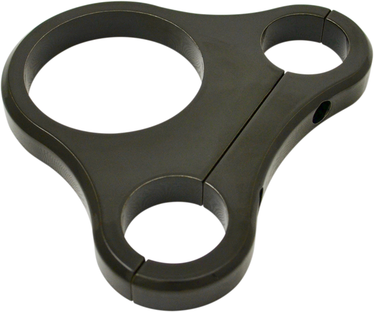 1.25" T-Bar Single Gauge Mount - Gloss Black - For 2.375/2.4" Mini Gauge