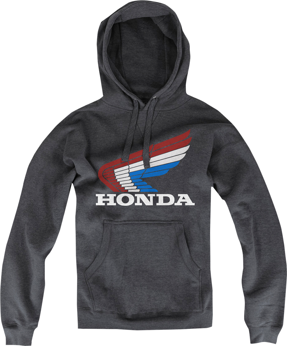 Honda Vintage Wing Hoodie - Black - Medium