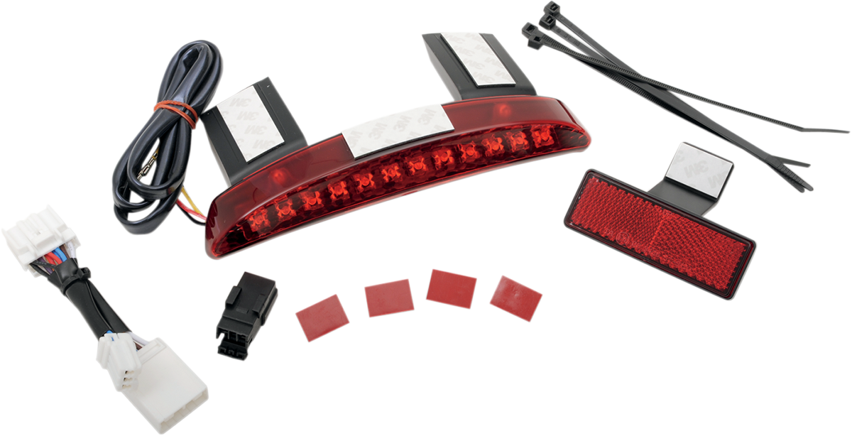 Luz de freno LED - lente rojo