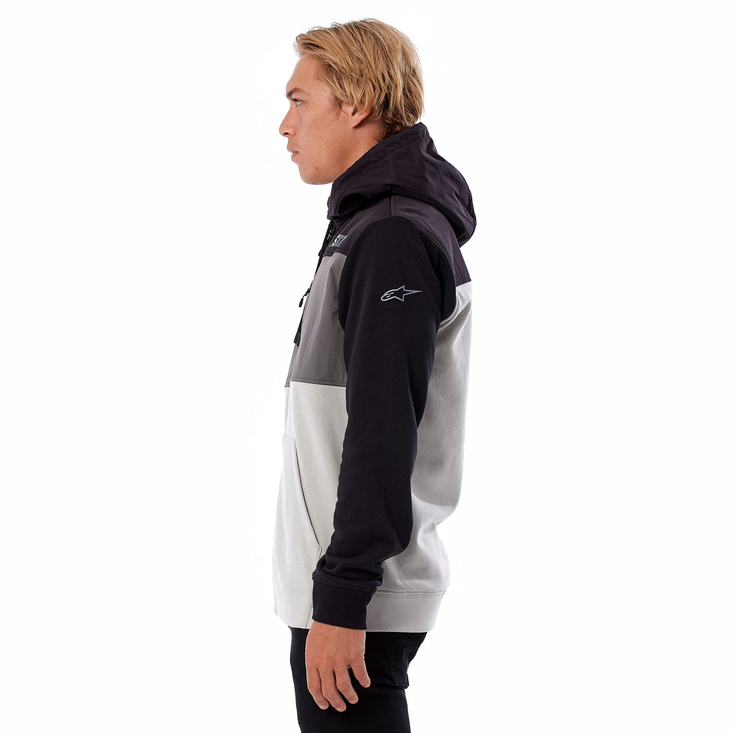 Chamarra ALPINESTARS Elevate Hybrid negra/plata