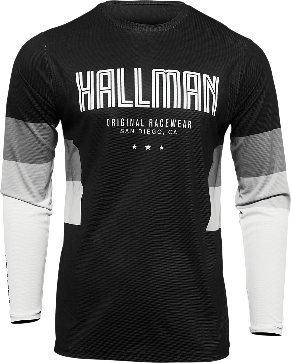 Hallman Differ Draft Jersey - Black/White - 2XL