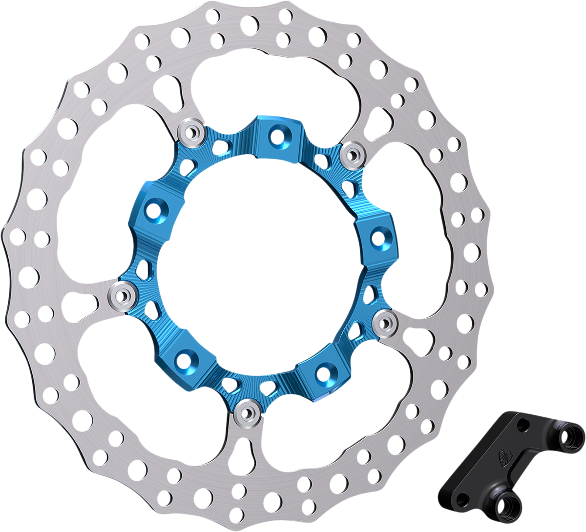 Rotor 14" - Front Right - Blue