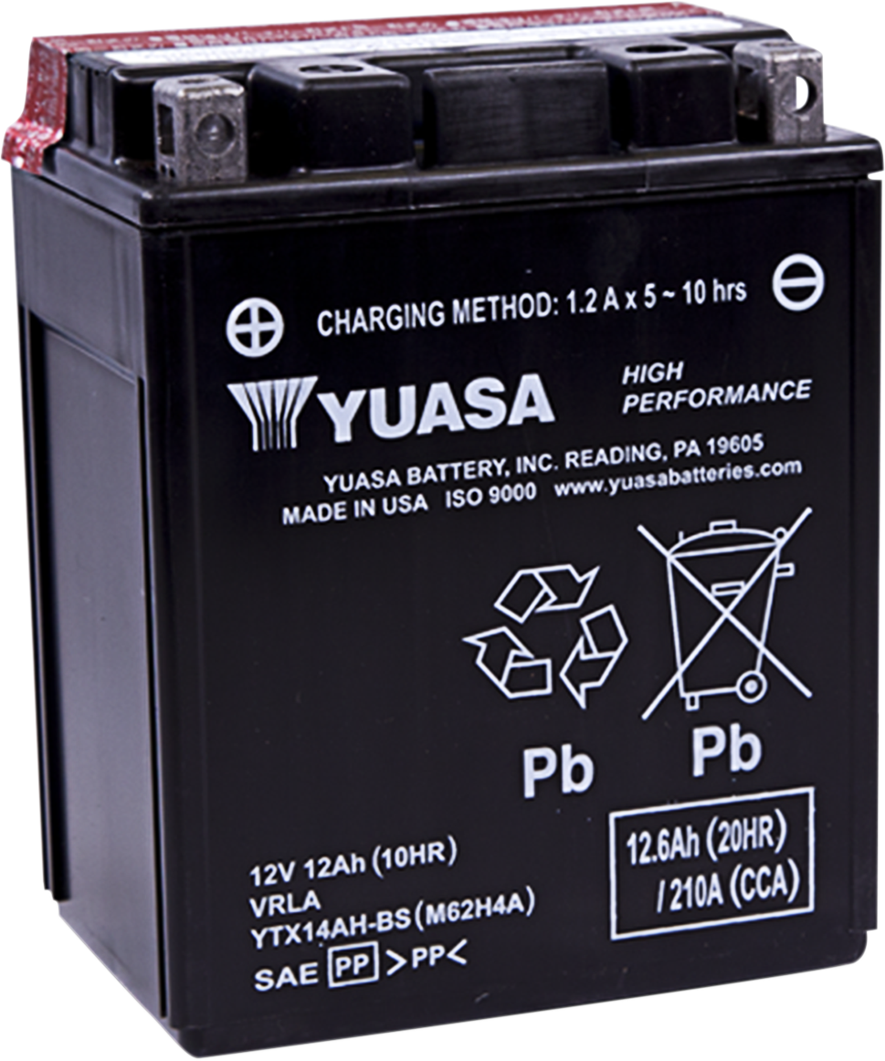 Bateria Yuasa AGM YTX14AH-BS .66 L