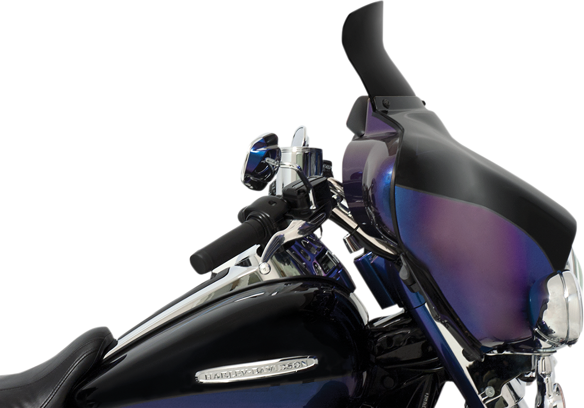 Batwing Spoiler Shield - 6.5" - Dark Black Smoke