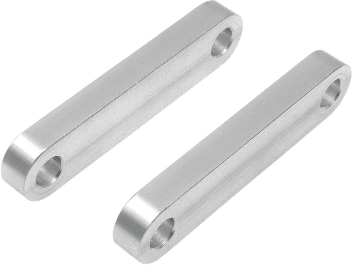 Hugger Front Fender Mounting Blocks - For 21" Wheels - Satin