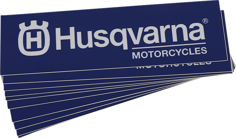 Husqvarna Decal - 6" - 10 Pack