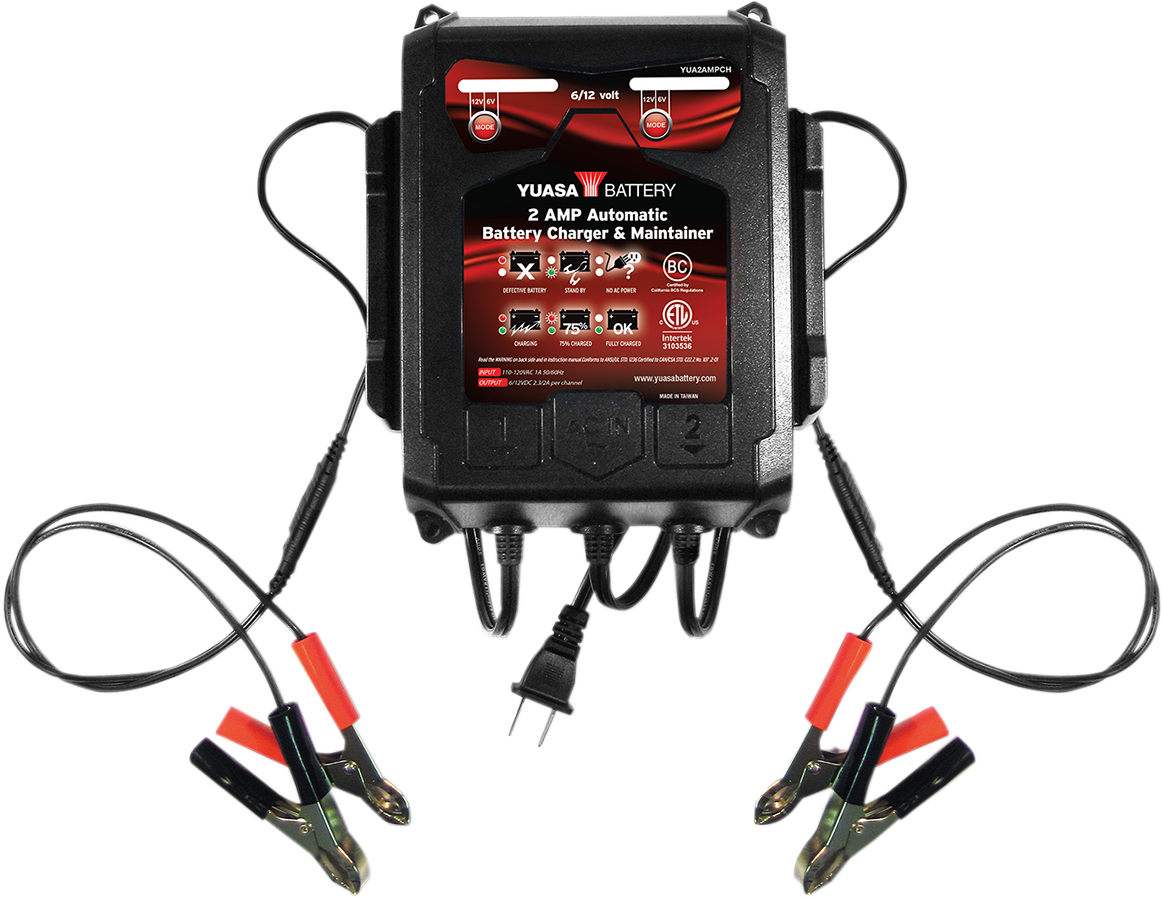 Battery Charger - 2A 6/12V