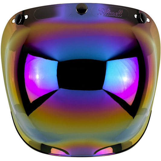 Mica para casco Biltwell Anti-Fog Bubble Shield Cromo Arco Iris