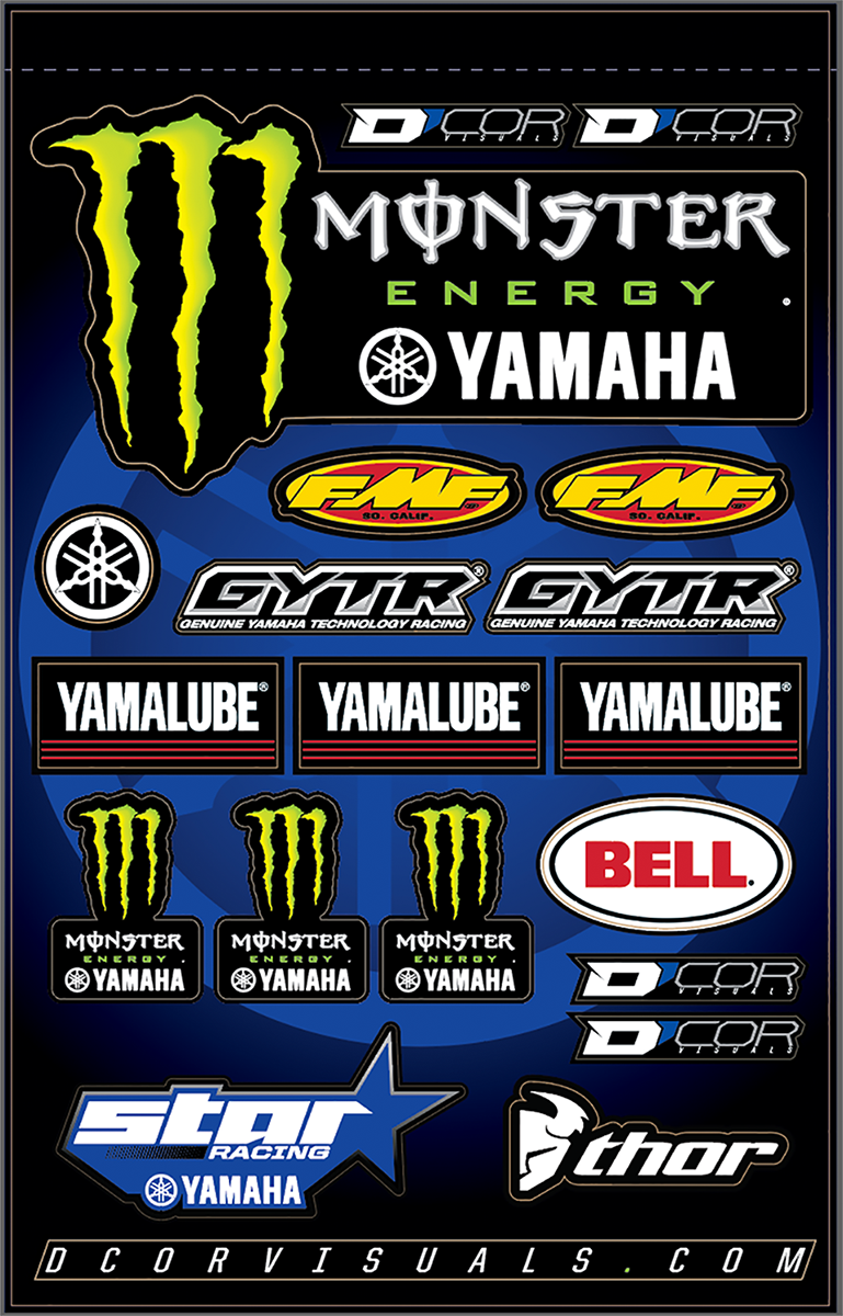 Decal Sheet - Star Yamaha Monster