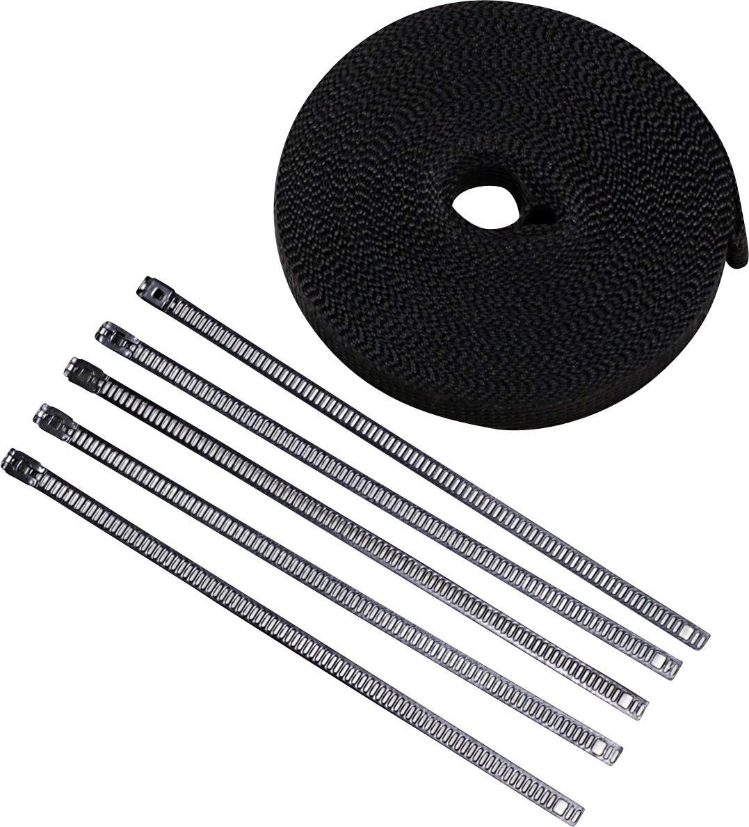 Exhaust Wrap Kit - Metallic Black - 1x50