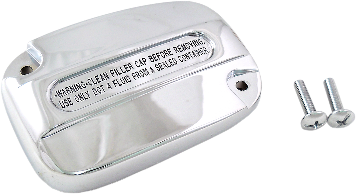 Master Cylinder Cover - Clutch - Chrome