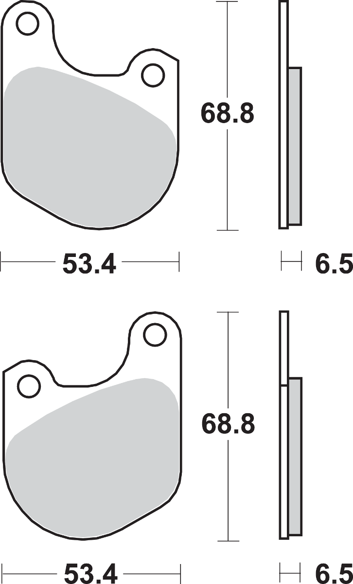 Ceramic Brake Pads - Harley-Davidson80092061