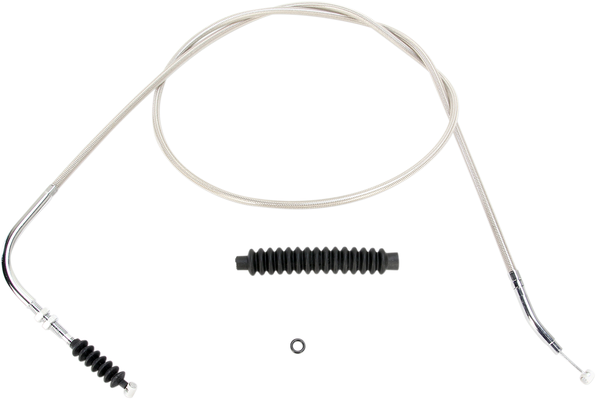 Clutch Cable - +4" - Suzuki - Stainless Steel