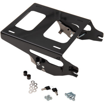 Base para tourpack desmontable negra brillante H-D Touring 2009 - 2013