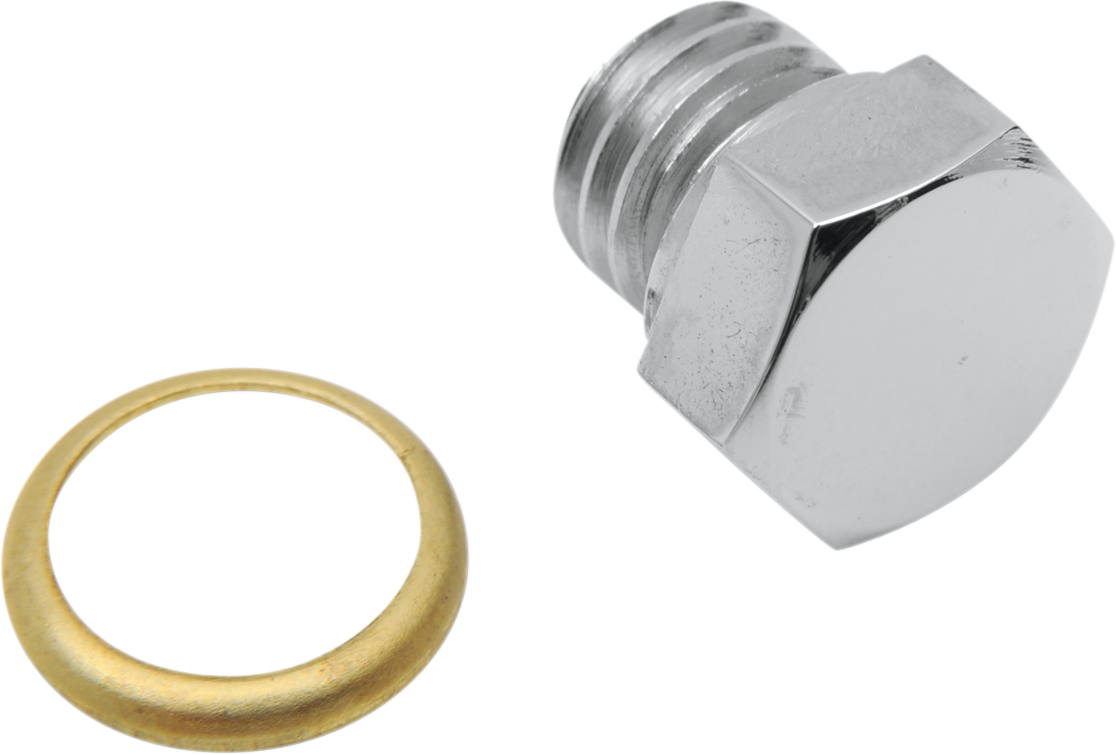 Chrome Hex Drain Plug 1/2-13