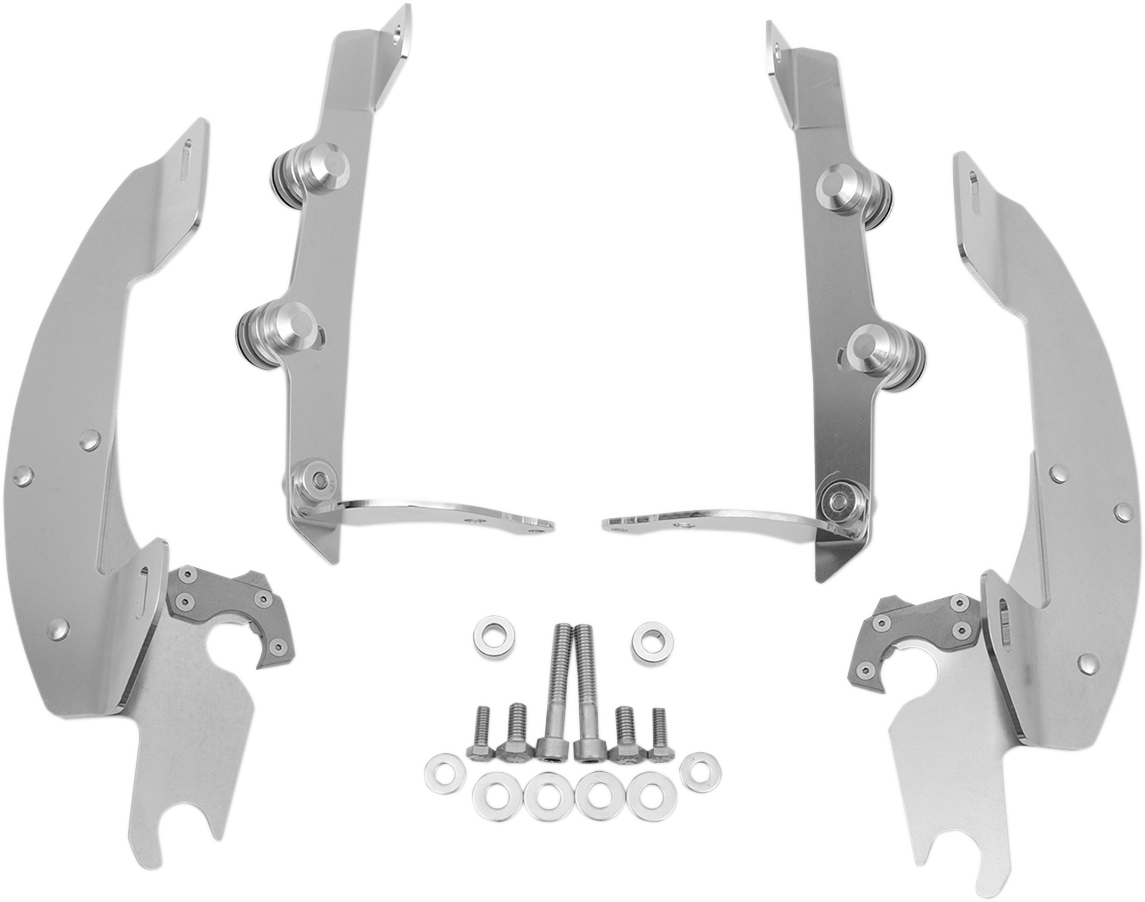 Batwing Trigger Lock Mounting Kit - Aero - Polished