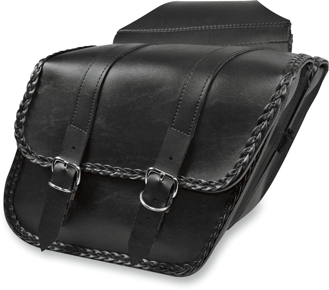Braided Slant Saddlebag