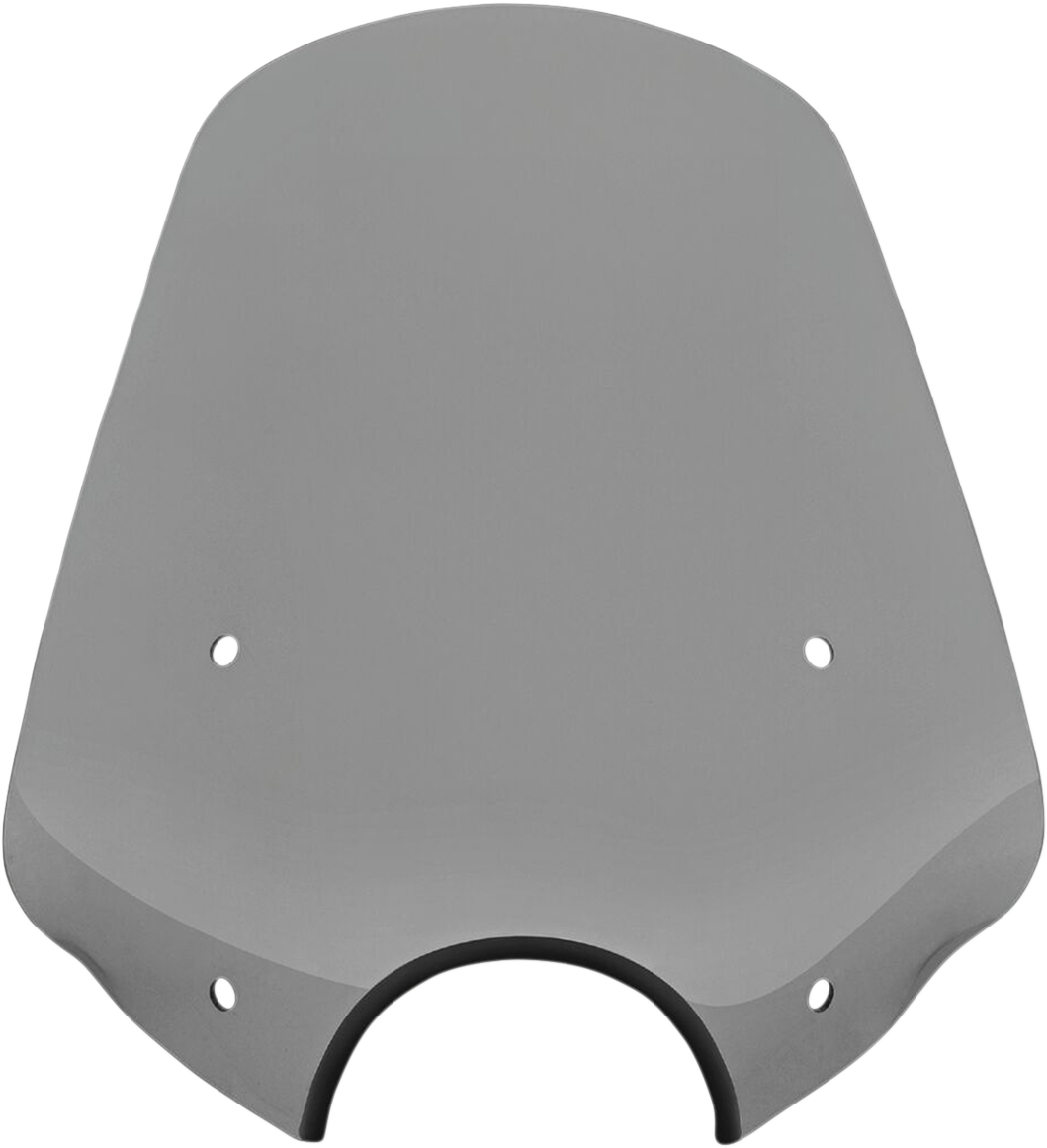 Big Shot Windshield - 7" Headlight Cut out - Black Smoke