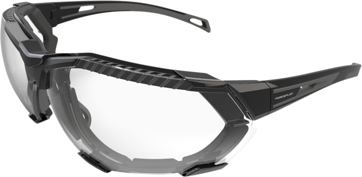 FF4 Sunglasses - Foam - Black/Black - Clear