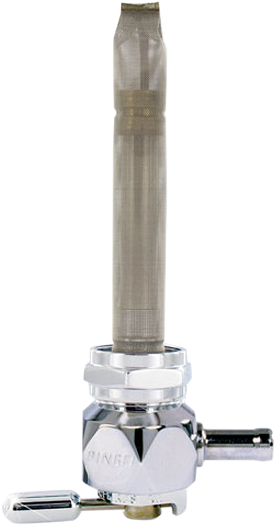 Fuel Valve - Diamond Chrome - 22mm - Hex