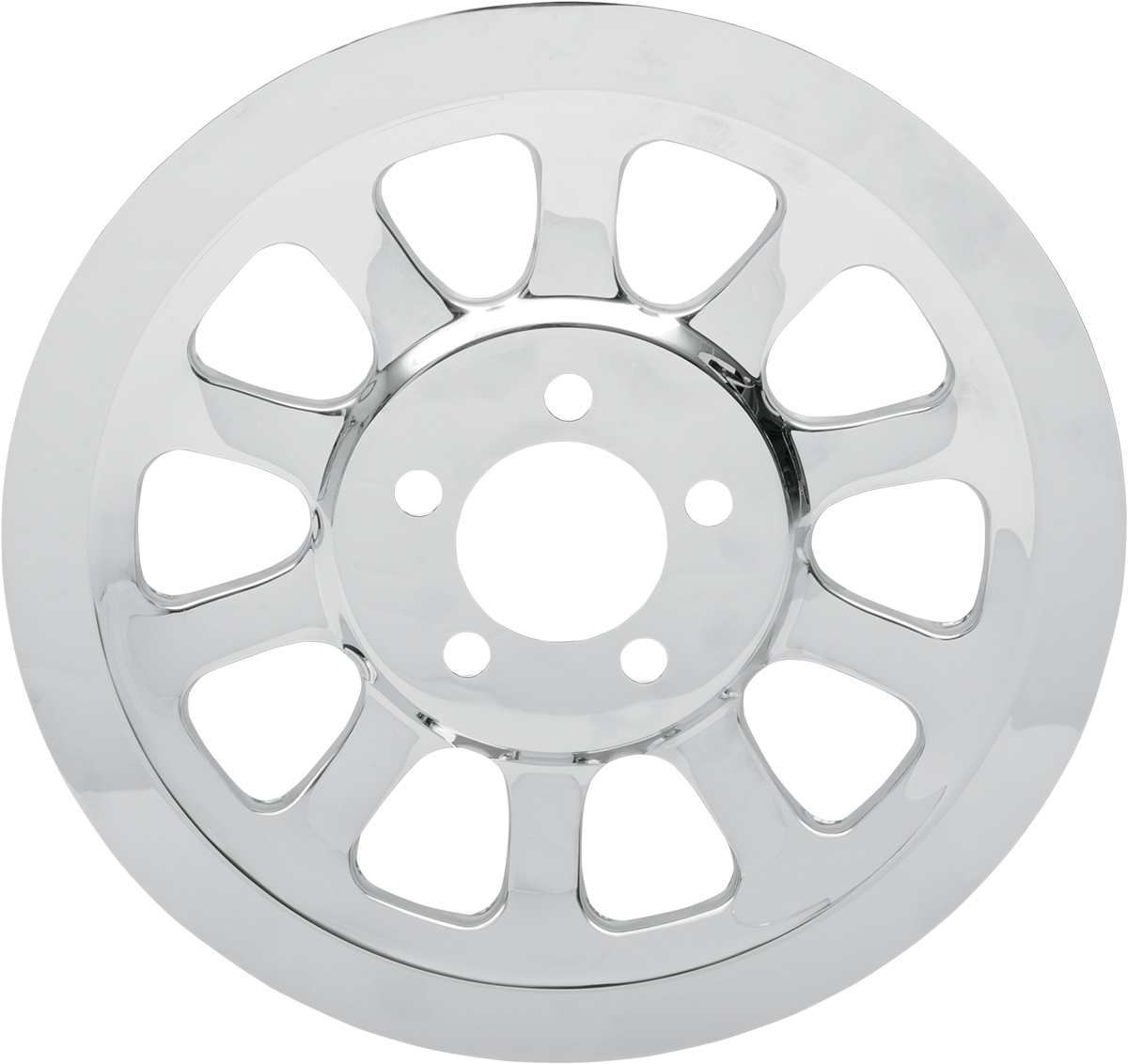 Cubierta de polea trasera cromo