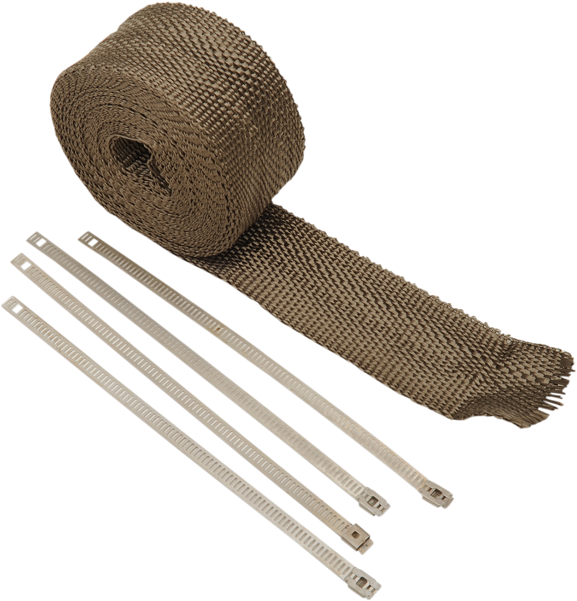 Exhaust Wrap Kit - Metallic - 2x25