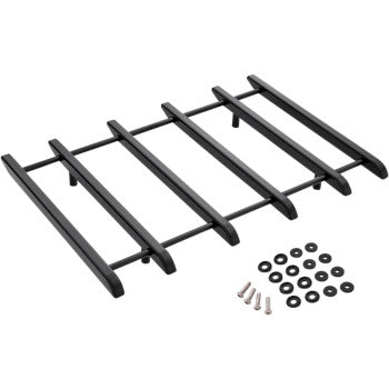 Parrilla Negra Show Chrome vintage seis rieles para tourpack