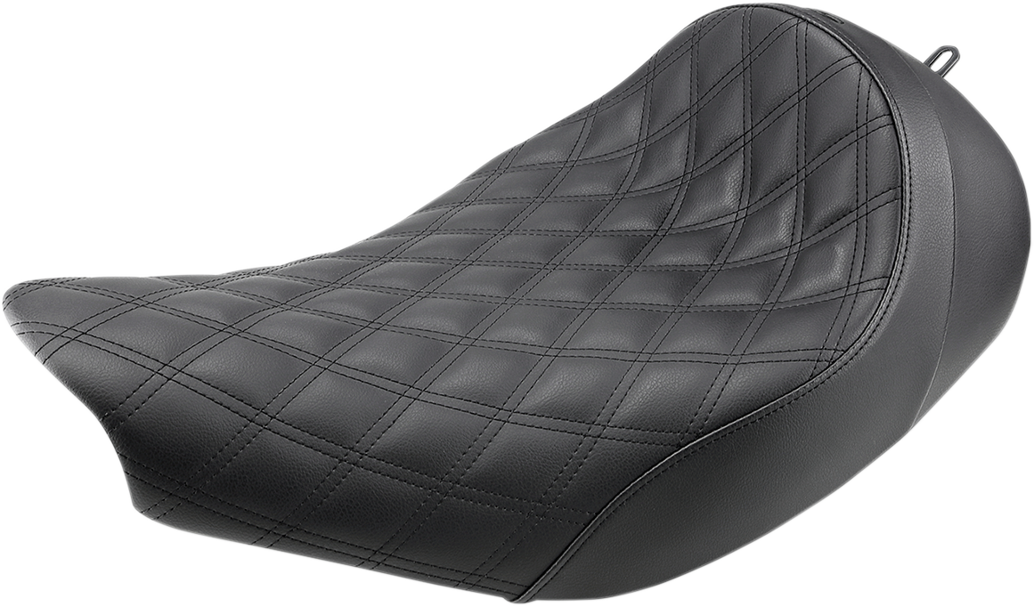 Renegade Solo Seat - Lattice Stitched - Black