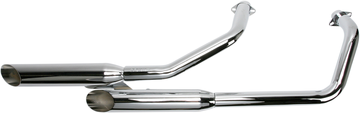 Classic Slashcut Exhaust - Chrome - VT750C