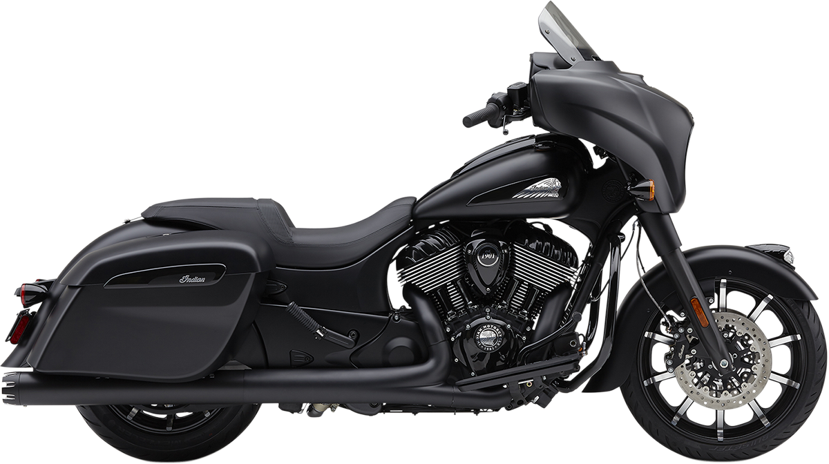 Dual Cut Muffler - Indian - Black