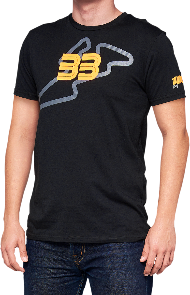 BB33 Track T-Shirt - Black - Medium