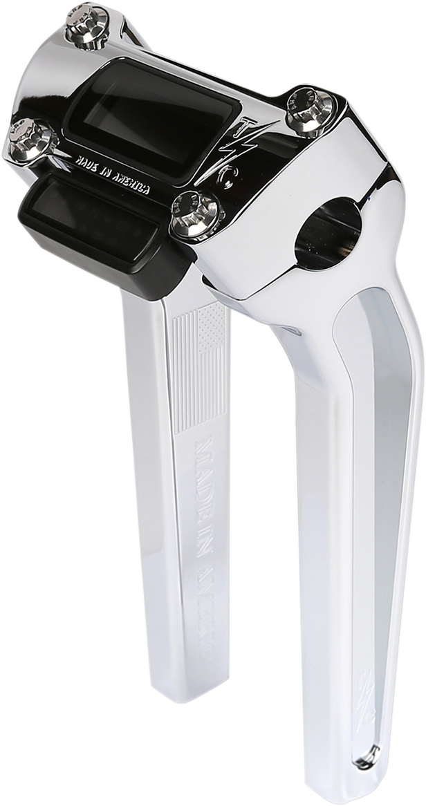 Barra de Manillar Cromo de 9-1/2" con Recorte para Manómetro