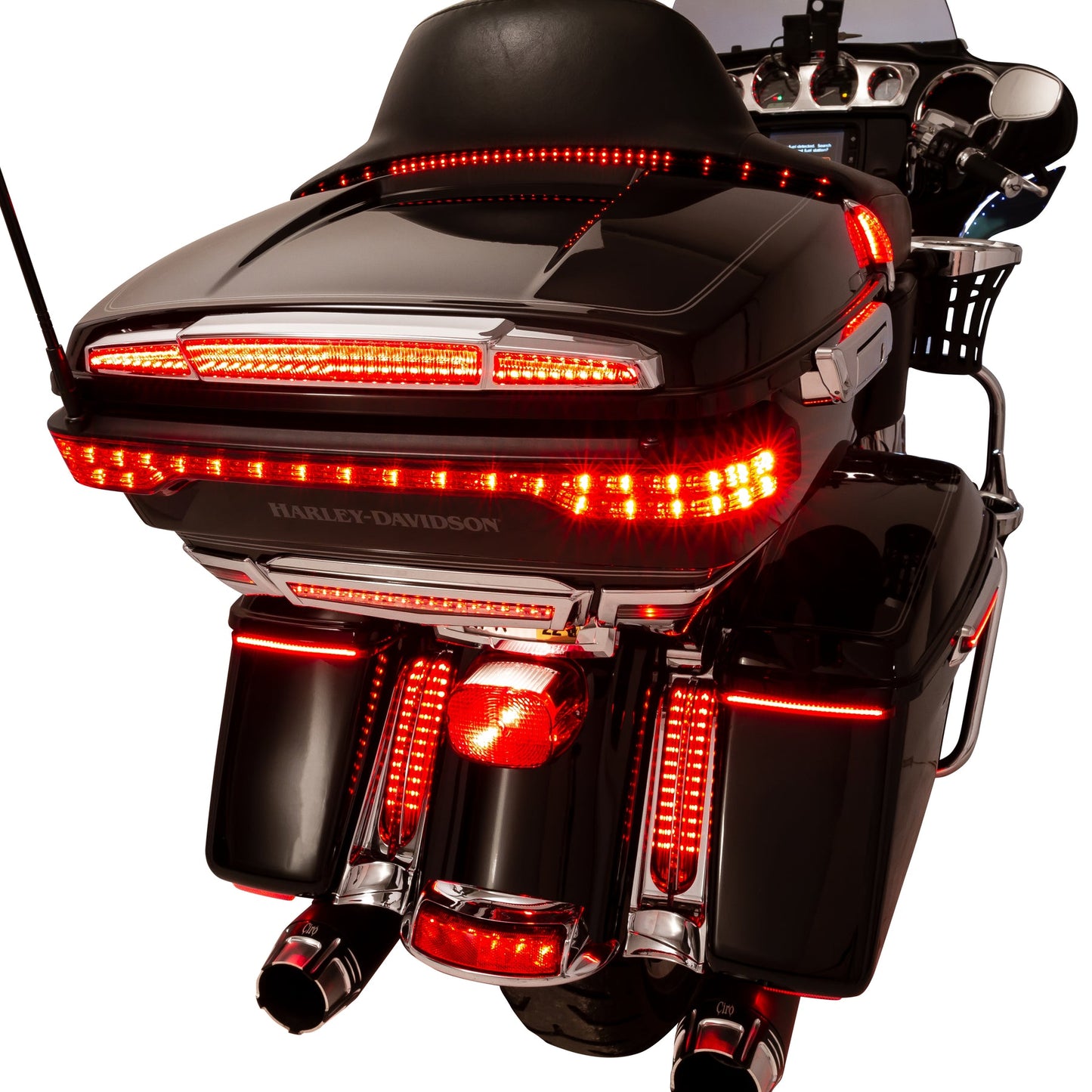 Trunk Light/Taillight - Chrome - Red