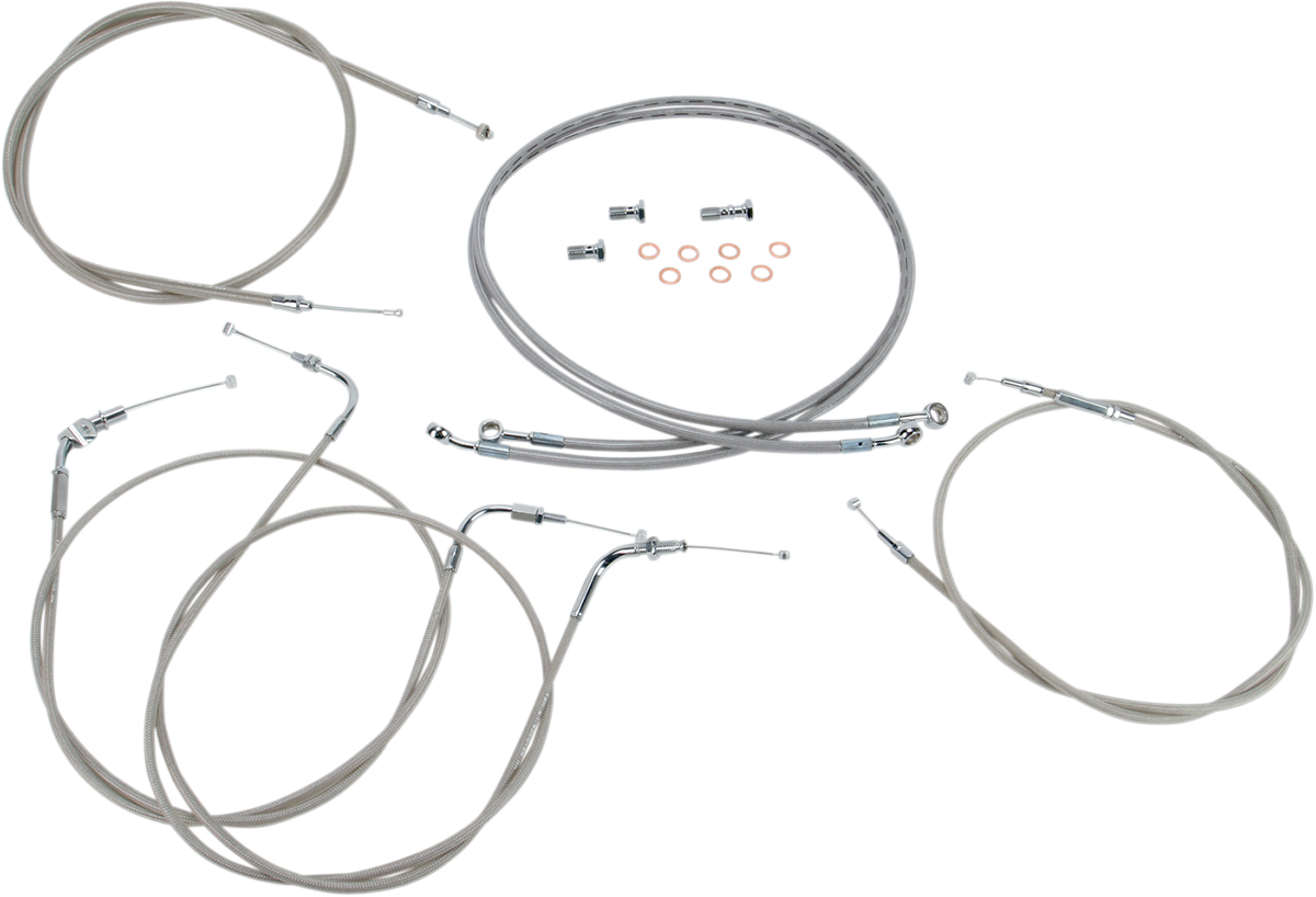 Cable Line Kit - 12" - 14" - XVS1100CL - Stainless Steel