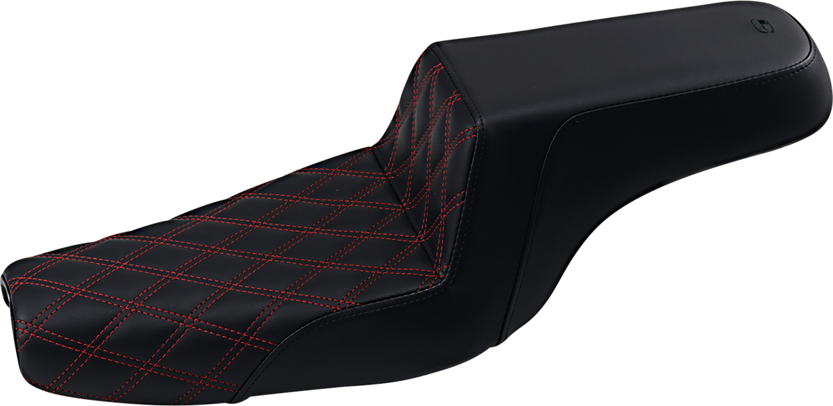 Asiento Saddlemen Step Up - Cosido Rojo
