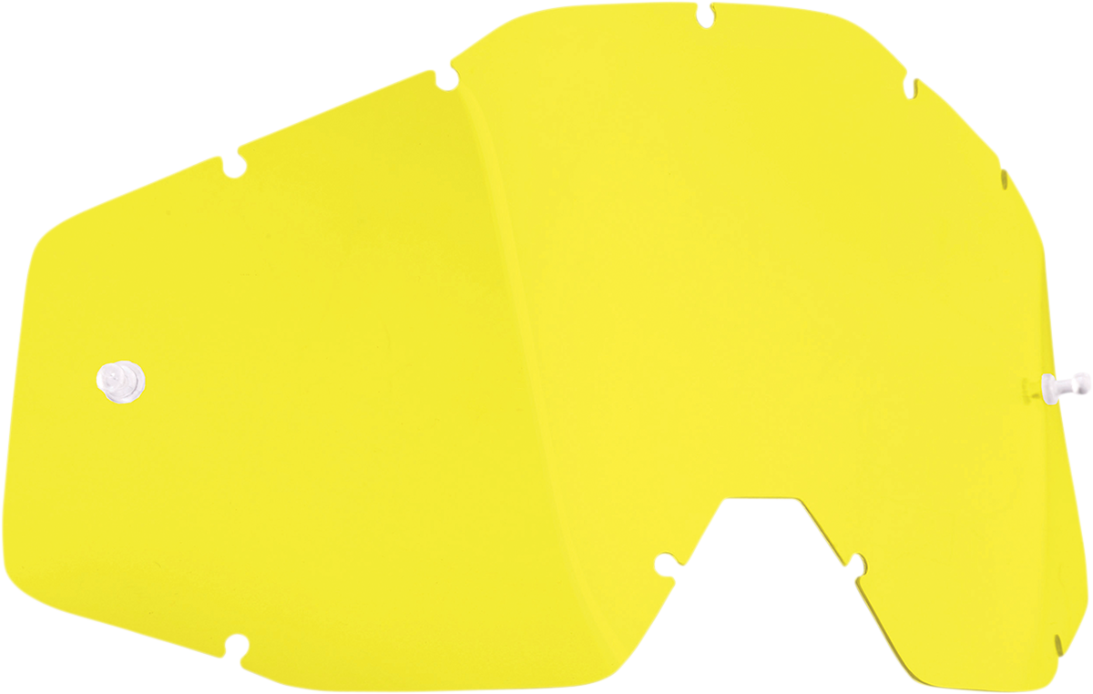 Lente de repuesto para goggles FMF PowerBomb/PowerCore - amarillo