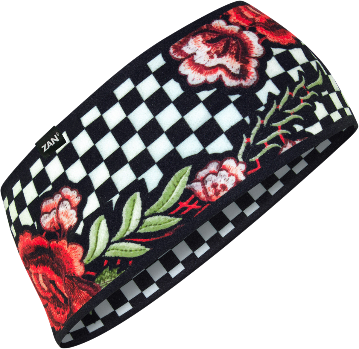 SportFlex® Headband - Checkered Floral