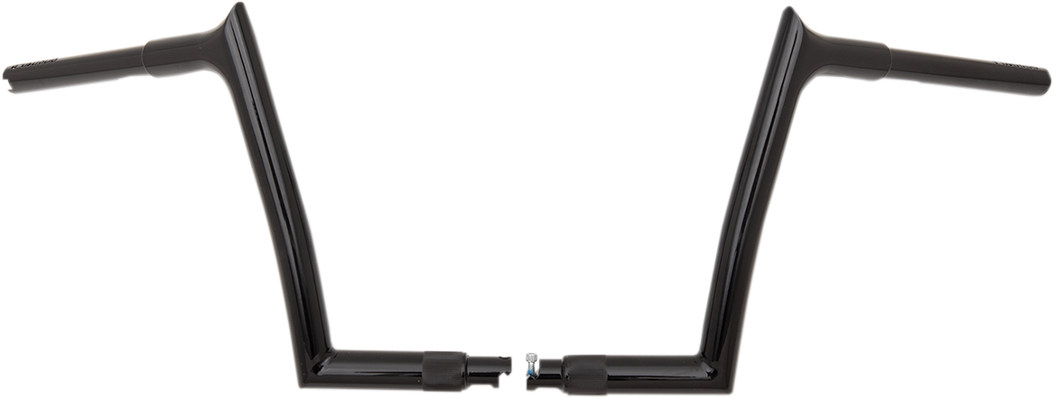 Black 10" Pointed Top Handlebar