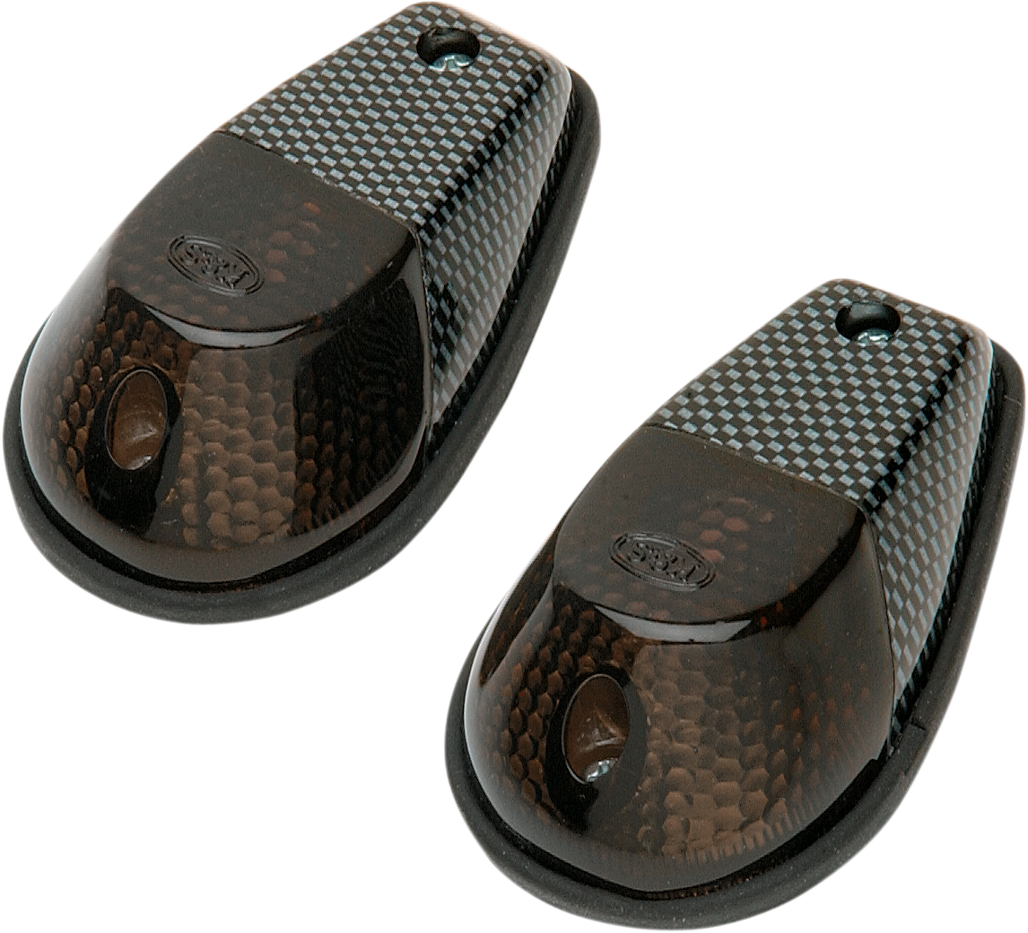 Flush Mount Marker Lights - Carbon/Smoke