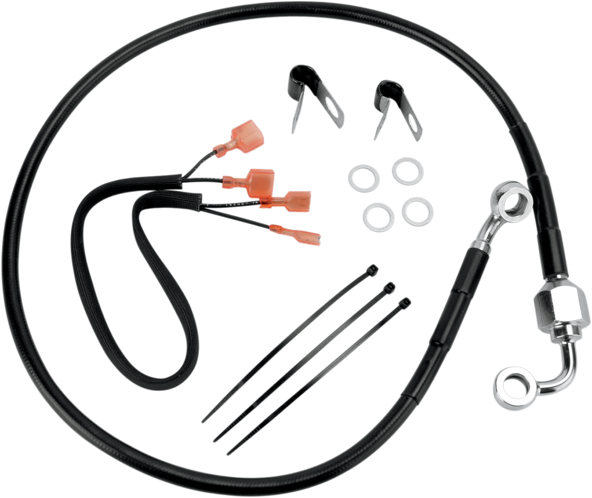 Brake Line - Rear - XL '00-'03 - Black